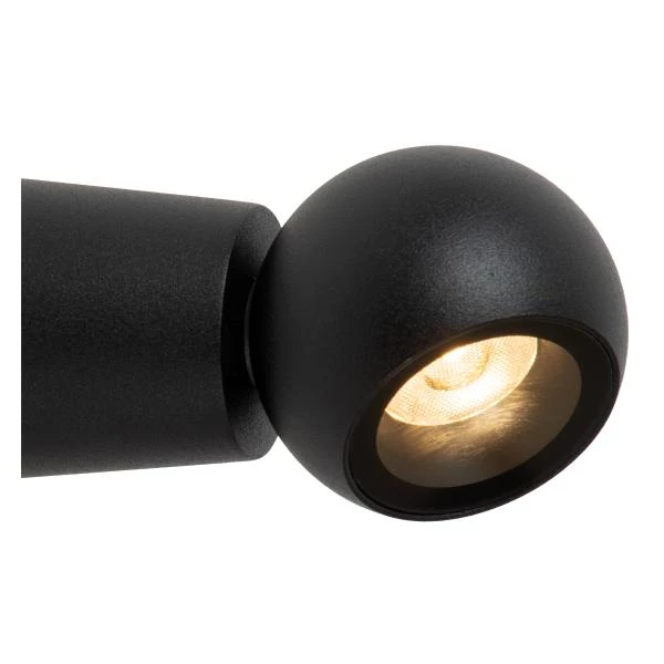 Lucide IPSOS - Wandleuchte Badezimmer - LED - 1x6W 2700K - IP54 - Schwarz - detail 1